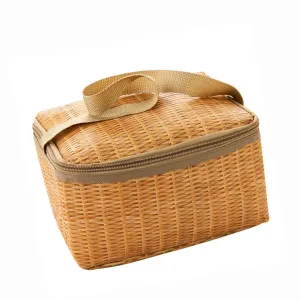 Rattan Lunch Bag