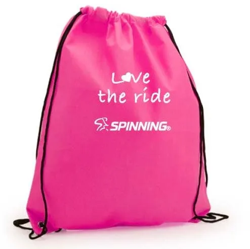 Spinning® Love the ride Drawstring bags