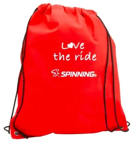 Spinning® Love the ride Drawstring bags