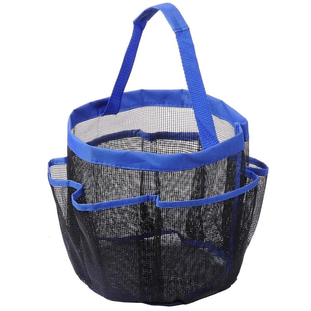 TheLAShop 8-Pocket Shower Caddy Mesh Quick Dry Travel Tote