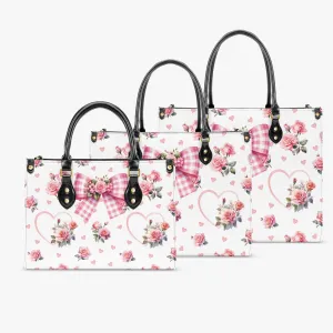 Women's Tote Bag Rockabilly - Roses and Hearts